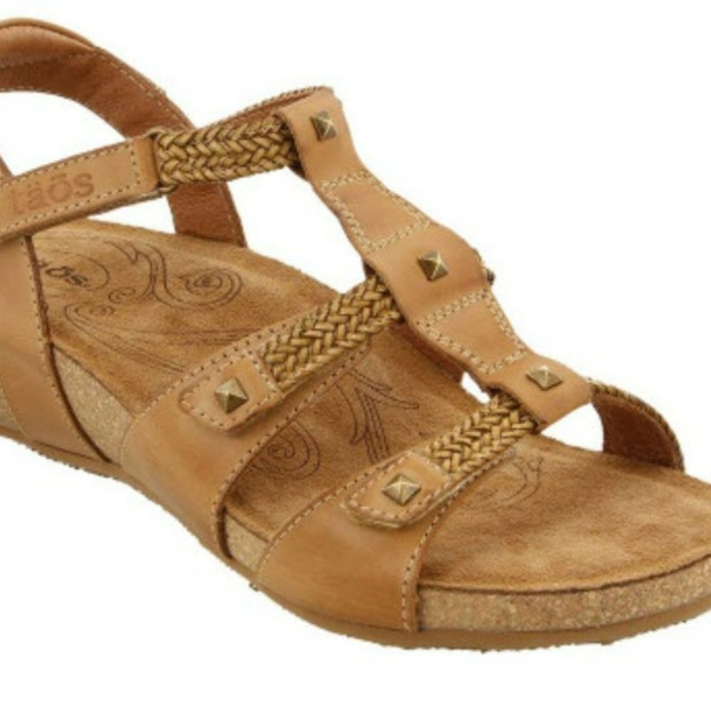 Taos Tan/Camel Eleanor Comfort Sandals 7.5